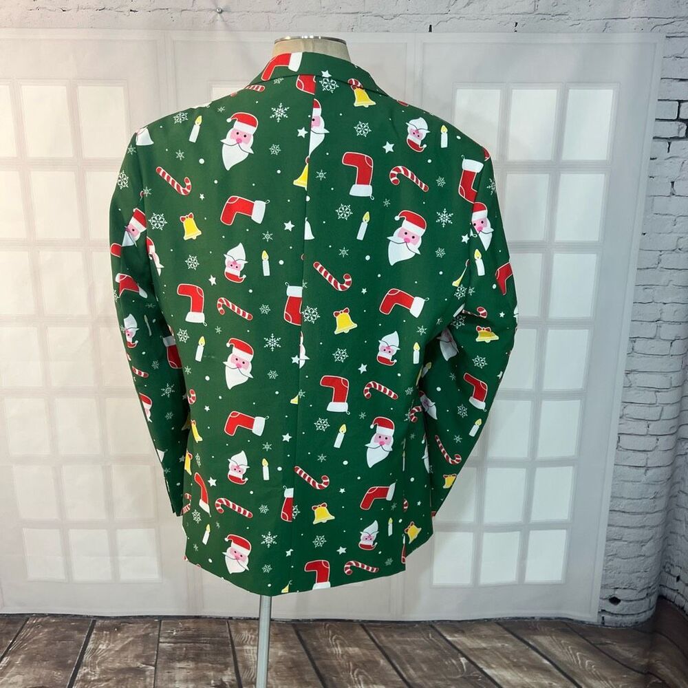 Opposuits Santaboss green Christmas holiday suit size 44 - Picture 8 of 13
